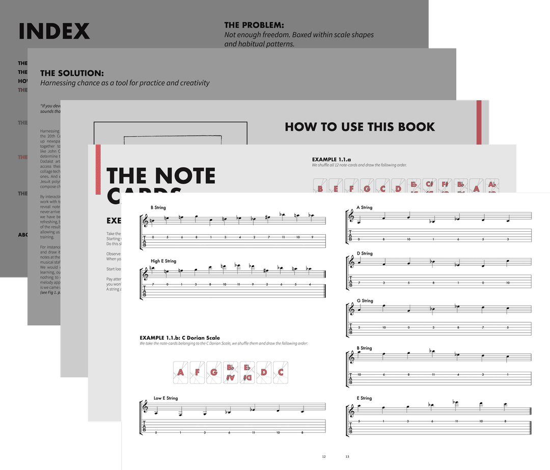 The Guitar Tarot Sample Pages